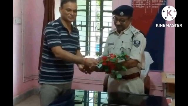 बांका एसपी द्वारा बेलहर थाना अध्यक्ष का किया स्थानांतरण ,नए थाना अध्यक्ष ने दिया योगदान