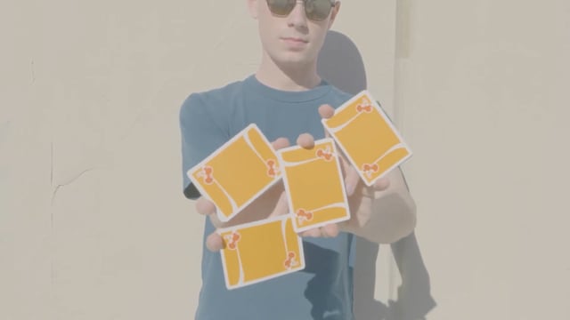 Video Cherry Casino Summerlin Sunset (Orange) Playing Cards 