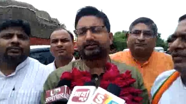 रायबरेली राज्यमंत्री दानिश आजाद  रायबरेली पहुचे बीजेपी कार्यकर्ताओं ने किया स्वागत।