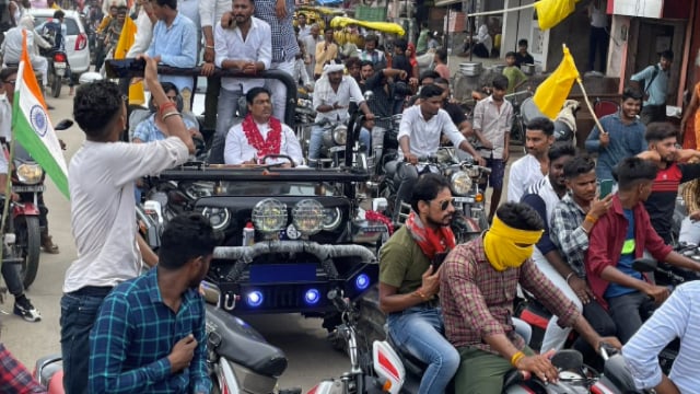 सम्राट मिहिर भोज की जयंती पर गुर्जर समाज ने निकाली रैली