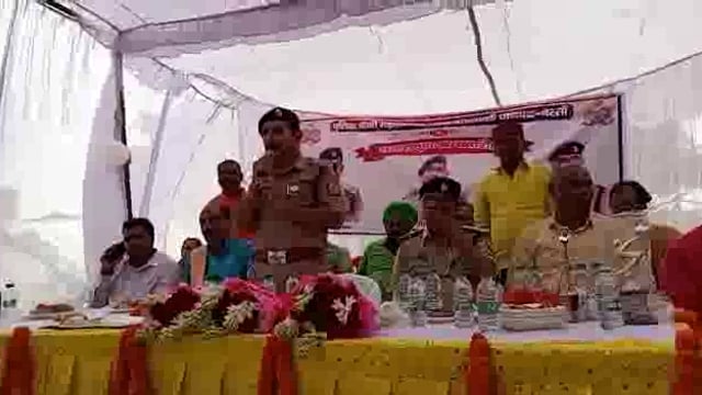 बस्ती जिले के मड़वानगर में हुआ पुलिस चौकी का भव्य उद्घाटन ,पुलिस अधीक्षक आशीष श्रीवास्तव ने पहुंचकर उद्घाटन किया