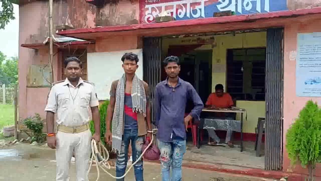 दहियारगंज गांव से दो शराब पियक्कड़ को हंगामा करना पड़ा महंगा पुलिस ने गिरफ्तार कर भेजा न्यायिक हिरासत जेल