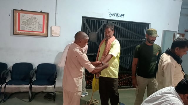 मारपीट के मामले में एक आरोपी को गिरफ्तार कर भेजा गया जेल