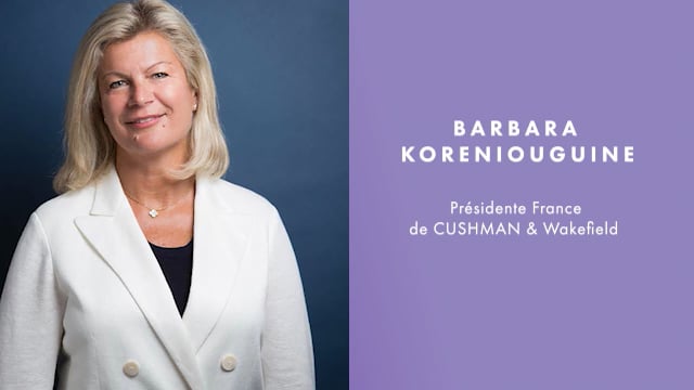 Barbara Koreniouguine Présidente de Cushman & Wakefield France