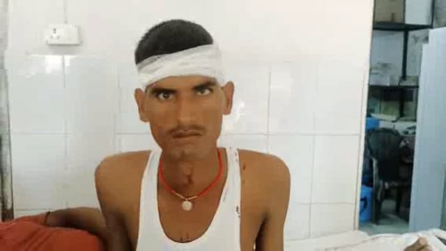 अंजनवा गांव में जमीनी विवाद को लेकर दो पक्षों में हुआ खूनी संघर्ष, 8 जख्मी, 4 जिला अस्पताल रेफर#crime 