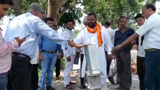 राया विकास खंड की अर्जुन टोडर ग्राम पंचायत में किया गया विकास कार्यो का जिला स्तरीय टीम द्वारा स्थलीय निरीक्षण