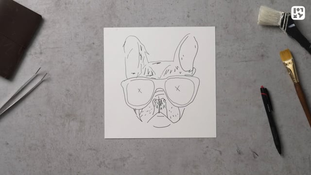 図案をトレースしよう