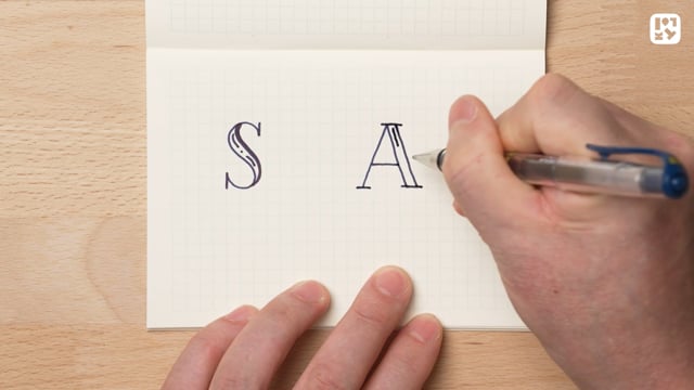 装飾タイプライター文字