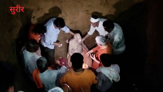 पूज्य संत हुये ब्रह्मलीन टेंटीगांव में दी गयी भूमि समाधि 