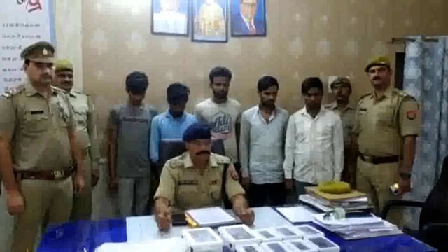 गोवर्धन पुलिस ने मुखबिर की सूचना पर साइबर क्राइम व मोबाइल चोरी की वारदात से जुड़े पांच अपराधियों को पकड़ कर भेजा जेल