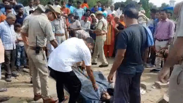 मथुरा में की युवक की गोली मारकर हत्या पुलिस लगी मामले की जांच