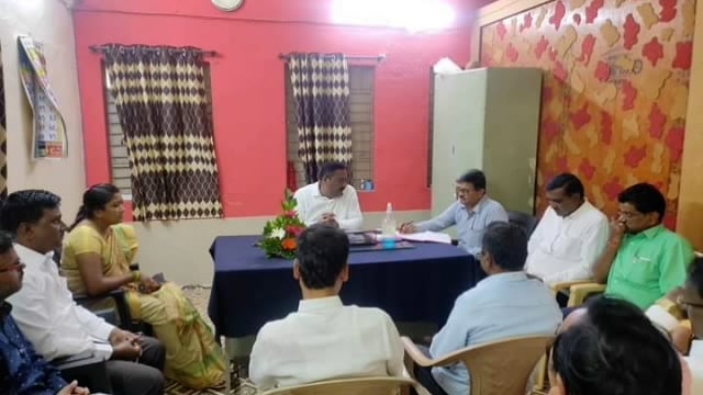 गटशिक्षणाधिकारी कार्यालयात विविध शिक्षक संघटनांची बैठक संपन्न