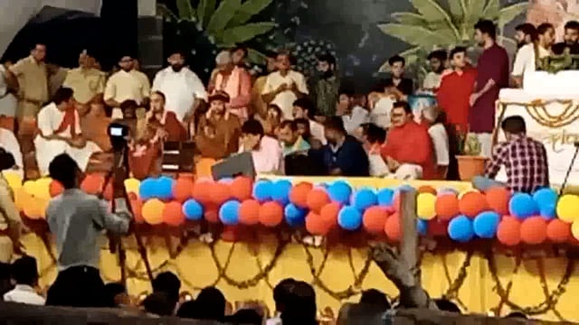 खैर कोतवाली खैर कस्बे में आज भागवत का हुआ समापन समापन के मेन अतिथि बागेश्वर महाराज जी के द्वारा किया गया