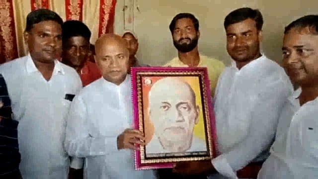 पूर्व केंद्रीय इस्पात मंत्री RCP सिंह का महपुर गांव में कार्यकर्ताओं किया स्वागत