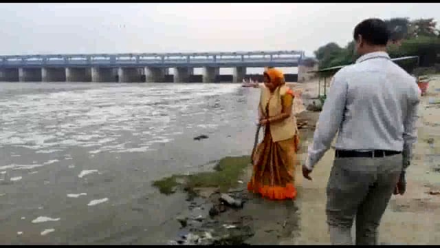 महावन  सेवा पखवाड़े के अंतर्गत के घाटों पर भाजपा जिला उपाध्यक्ष के नेतृत्व में गोकुल यमुना घाटों चला सफाई अभियान कार्य