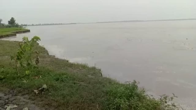 भरथापुर में बाढ के कहर के चलते कौडियाला नदी हुई विक्राल खेतों में लगी फसलें हूई तबाह