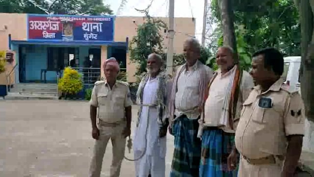 खरबा गांव में समकालिन अभियान के तहत तीन वारंटी गिरफ्तार भेजा गया जेल 

