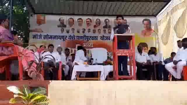 शेतकऱ्यांच्या अनुदानावरून आमदार संजय बनसोडे यांनी विरोधकांवर साधला निशाणा