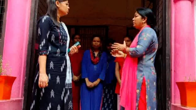 निरीक्षण एवं विधिक साक्षरता शिविर राजकीय महिला शरणालय मथुरा में किया गया