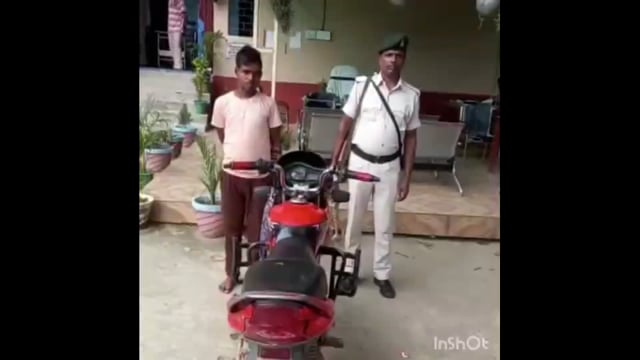 लखीसराय नगर पुलिस ने विशेष जांच अभियान के दौरान चोरी के बाइक के साथ एक अभियुक्त को किया गिरफ्तार