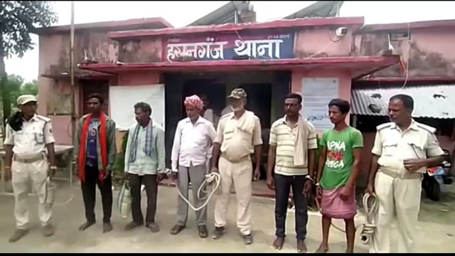 हसनगंज पुलिस ने तीन शराबी सहित एक शराब तस्कर व एक न्यायालय कोर्ट से फरार वारंटी को किया गिरफ्तार भेजा जेल 