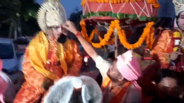 राया में निकली श्री भगवान राम की बारात लड़का लड़की की कराई शादी