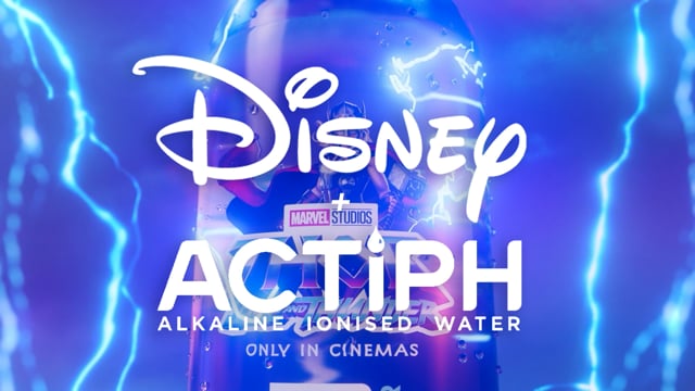 Disney Actiph Water F1 TVC 3D motion design