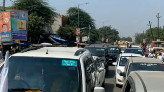 शेरगढ़ जिला अध्यक्ष चंद्रपाल ने सैकड़ो गाड़ियों के साथ अलीगढ़ मे हुए किसान यूनियन अजगर का किसान सभा सम्मेलन मे लिया भाग