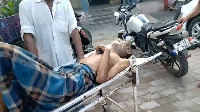 वजीरगंज, बाइक सवार में हुई भिड़ंत दो लोग गंभीर रूप से हुए चोटिल 