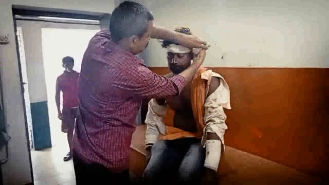सुरीहाड़ी गांव में घरेलू विवाद को लेकर भतीजे ने चाचा को मारपीट कर किया जख्मी
