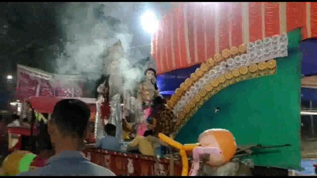 हसनगंज में शारदीय नवरात्र माता प्रतिमा विसर्जन श्रद्धा भक्ति के साथ सम्पन्न,चापी नदी में किया गया प्रतिमा विसर्जन