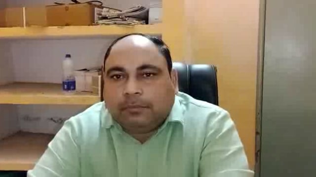 बाबरपुर कस्बे की गौशाला के मामले को लेकर नगर पंचायत ई ओ ने कहीं बात