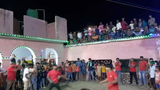   फरदा मे बजरंग दल बेकापुर के कार्यकर्ताओं द्वारा कला प्रदर्शन का किया गया आयोजन