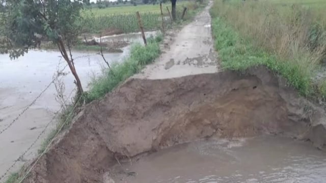 डहरूआ माइनर के टूटने से धान की फसल हुई जलमग्न,खून के आंसू बहाने पर मजबूर हुआ किसान।