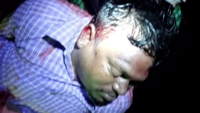 हवेली खड़गपुर बाइक सवार को अपराधियों ने गोली मारकर की हत्या मामला गंगटा संग्रामपुर मुख्य मार्ग के जमघाट के समीप की।