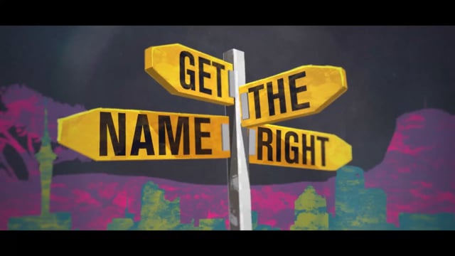 Get The Name Right Sizzle
