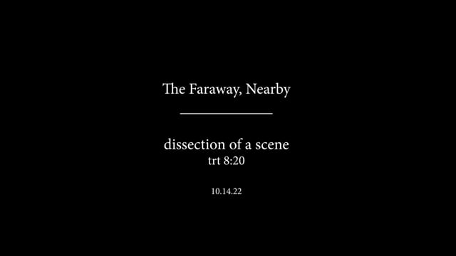 FARAWAY SCENE DISSECTION 101422