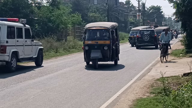 साइकिल और चार चक्का वाहन की टक्कर में एक व्यक्ति गंभीर रूप से घायल, घटना जमालपुर मुंगेर मुखपथ संजीव नगर के पास का है