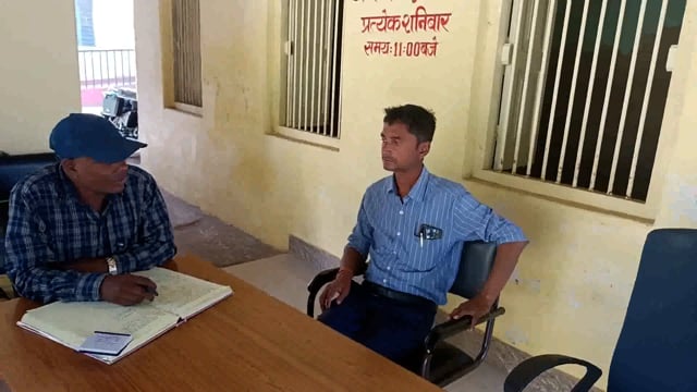 आदर्श थाना सूरजगढ़ा में लगा जनता दरबार जिसमें एक मामले का निष्पादन कर दिया गया