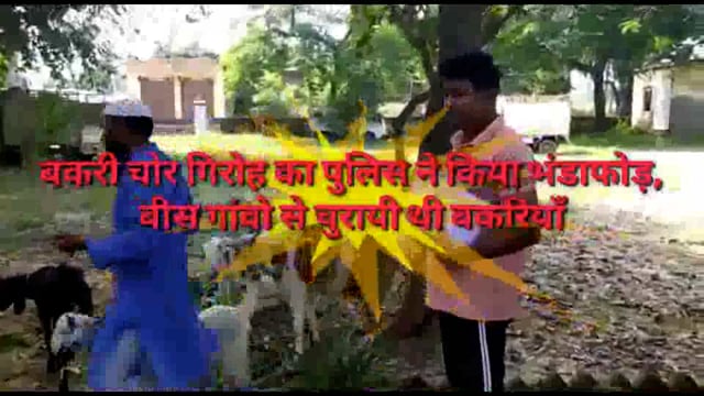 बकरी चोर गिरोह का भंडाफोड़ किया SI अनुज यादव ने तीन गिरफ्तार
विगत दिनों हत्याषणयंत्र का किया खुलासा, 
थाना मांधांता