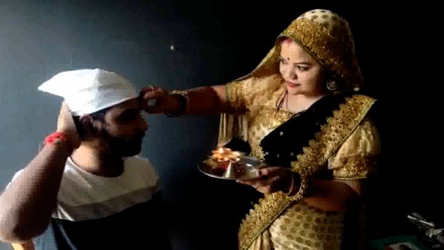 भैया दूज पर बहनों ने भाई की लंबी आयु के लिए उतारी मंगल आरती#Prayagraj 