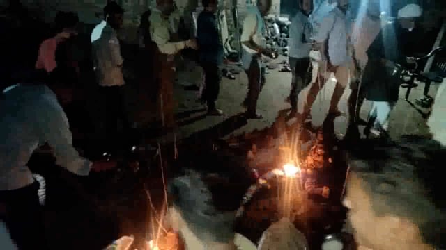 धूमधाम से की गई गोबर्धन पूजा