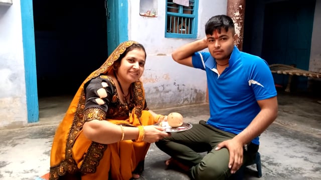 ग्रामीण क्षेत्रों में सादगी से मना, भाई दूज का त्यौहार 