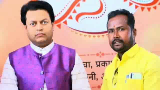 युवक काँग्रेसचे जिल्हा अध्यक्ष विजय नीटूरे यांनी बाबळगाव येथे आमदार अमित देशमुख यांची घेतली भेट