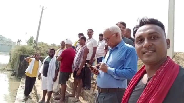 चानन  :   चानन में छठ घाटों का बीडीओ ने किया निरीक्षण। 