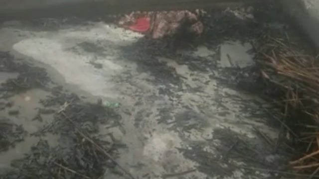 चानन  : मलिया में पटाखे से आग लगने से झोपड़ी जलकर राख,  हजारो का नुकसान। 