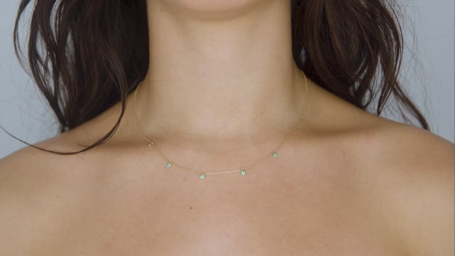 Gemstone Party Choker - Video