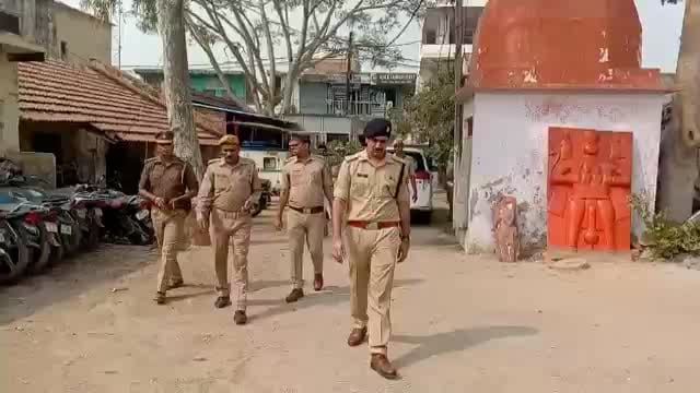 वरिष्ठ पुलिस अधीक्षक मथुरा अभिषेक यादव ने किया, महावन थाने का औचक निरीक्षण