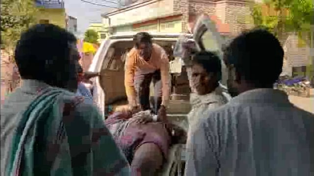 हादसे में युवक गम्भीर रूप से घायल