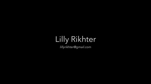 Lilly Rikhter - Interview 1